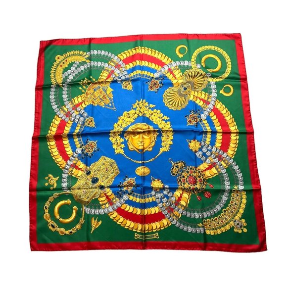 HERMES 100% Silk KOSMIMA Carre “35x35”/90cm Scarf #1343 - Picture 2 of 6